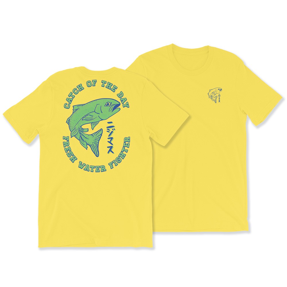 Trout "Catch of the Day Fresh Water Fighter" Unisex TShirt BRUSHBORN